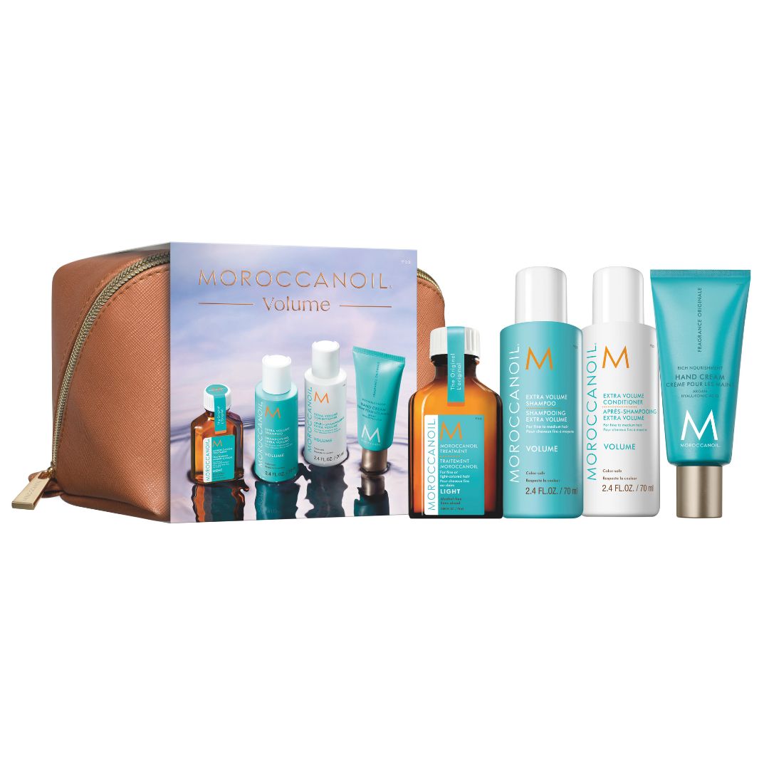 Moroccanoil Haarpflegeset Set Moroccanoil: Volume, Paraben-Free, Hair Shampoo, Shine & Body, 70 ml + Volume, Paraben-Free, Ha