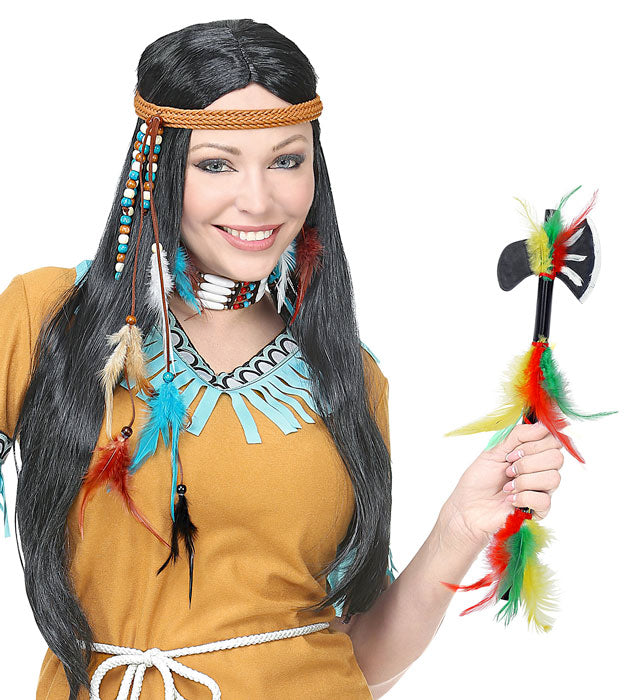 Indianer Tomahawk aus leichtem EVA-Schaum, 37 cm lang, Kostümzubehör für Kinder