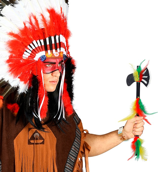 Indianer Tomahawk aus leichtem EVA-Schaum, 37 cm lang, Kostümzubehör für Kinder