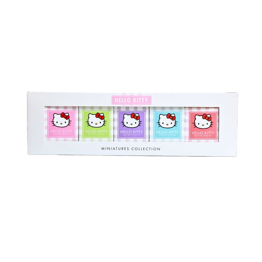 Hello Kitty Parfümset Set Hello Kitty: Iconic Vichy Bleu, Eau De Toilette, For Girls, 5 ml *Miniature + Iconic Vichy Vert, Ea