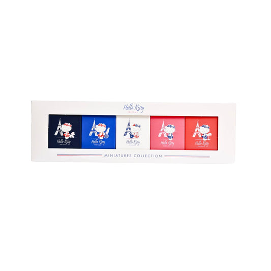 Hello Kitty Parfümset Set Hello Kitty: Around Paris Blanc, Eau De Toilette, For Girls, 5 ml *Miniature + Around Paris Bleu, E