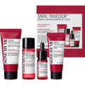 Set Some By Mi: Snail Truecica, Eliminates Impurities, Cleansing Gel, For Face, 30 ml + Snail Truecica, Reparative, Tonic Lotion, For Face, 30 ml + Snail Truecica, Reparative, Serum, For Face, 10 ml + Snail Truecica, Reparative, Cream, For Face, 20