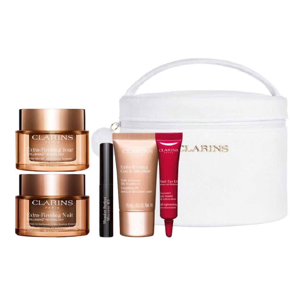 Clarins Hautpflegeset Set Clarins: Extra-Firming, Anti-Ageing, Day, Cream, For Face, 50 ml + Extra-Firming, Anti-Wrinkle, Nig