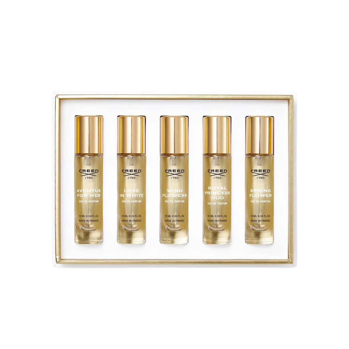 Creed Damenduft-Set mit fünf Eau de Parfum Minis