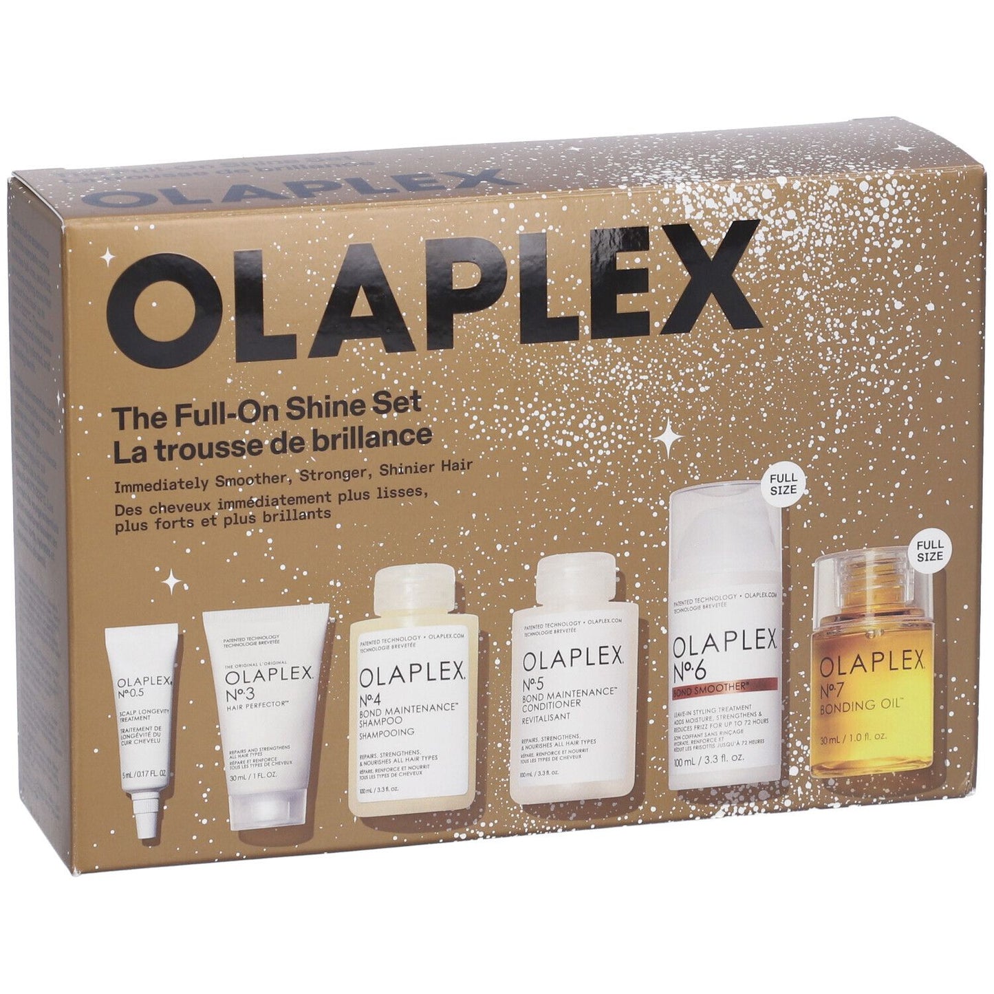 Olaplex Haarpflegeset The Full-On Shine Set Olaplex: No.6 Bond Smoother, Hair Styling Cream, 100 ml + No.3 Hair Perfector, Ha