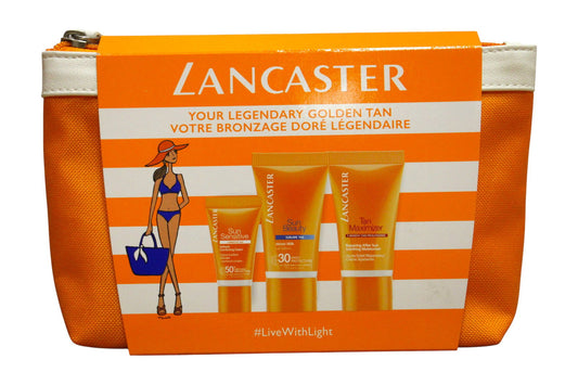 Lancaster Hautpflegeset Gift Set Lancaster: Sun Beauty, Sun Protection, Body Milk, SPF 30, For Face & Body, Before Sun Exposu