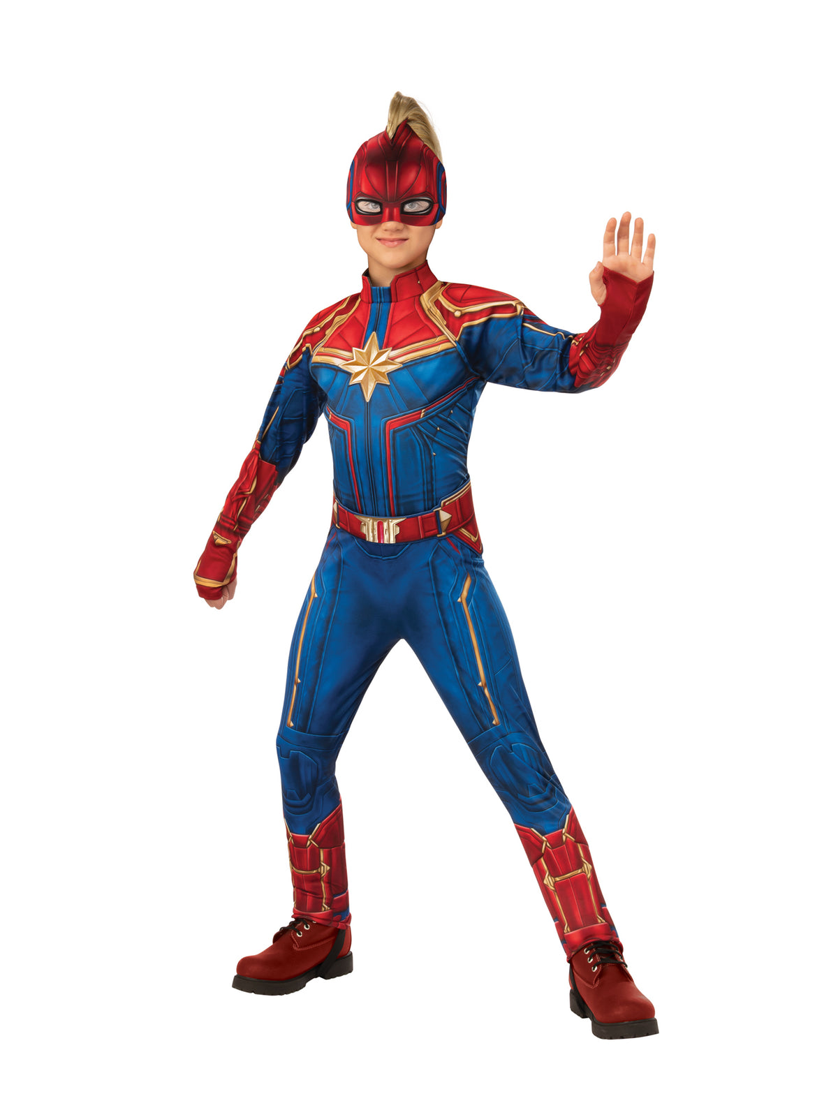 Rubies Captain Marvel Deluxe Kinderkostüm für Mädchen