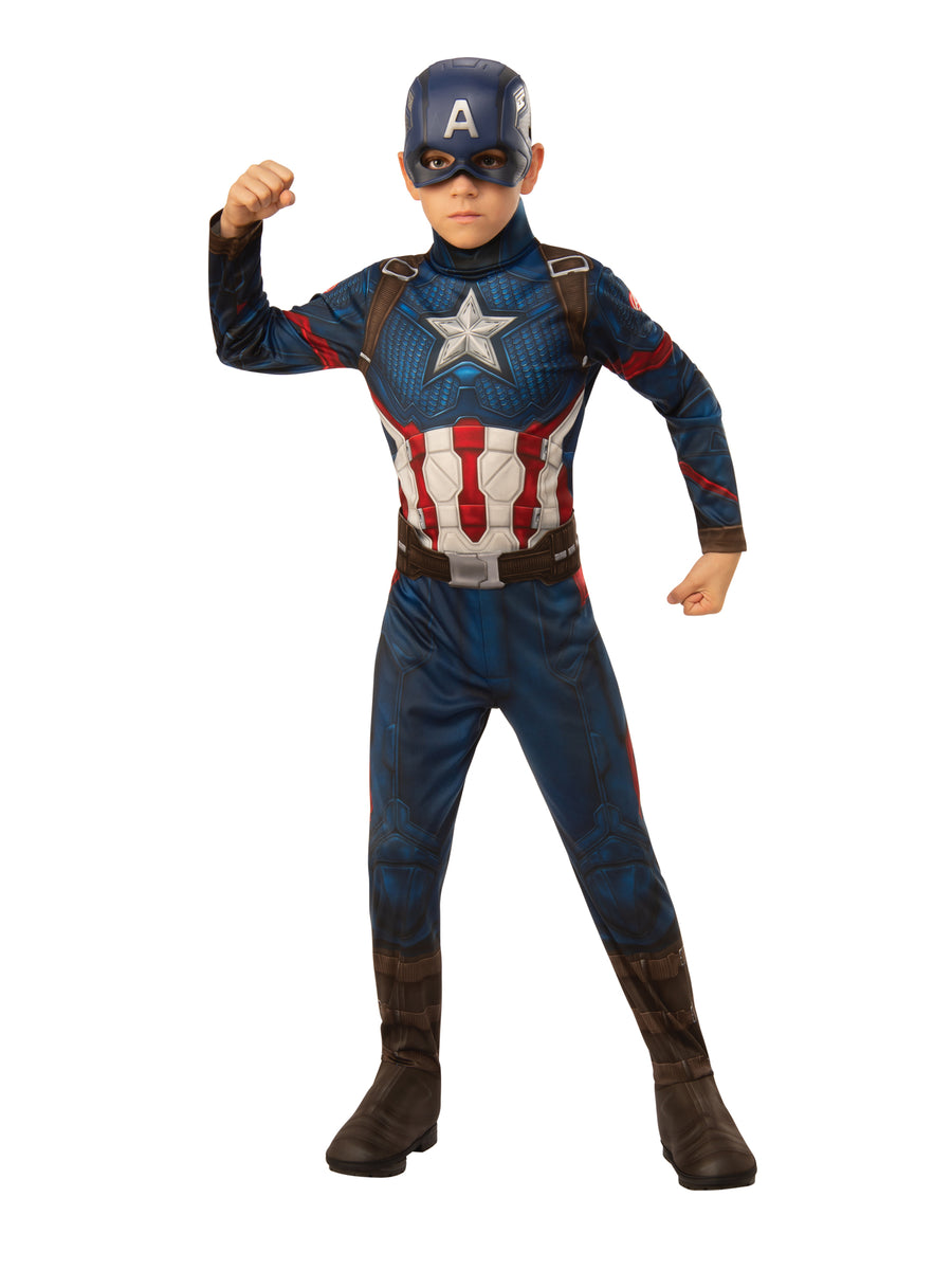 Rubies Captain America Endgame Kinderkostüm für Jungen mit Maske