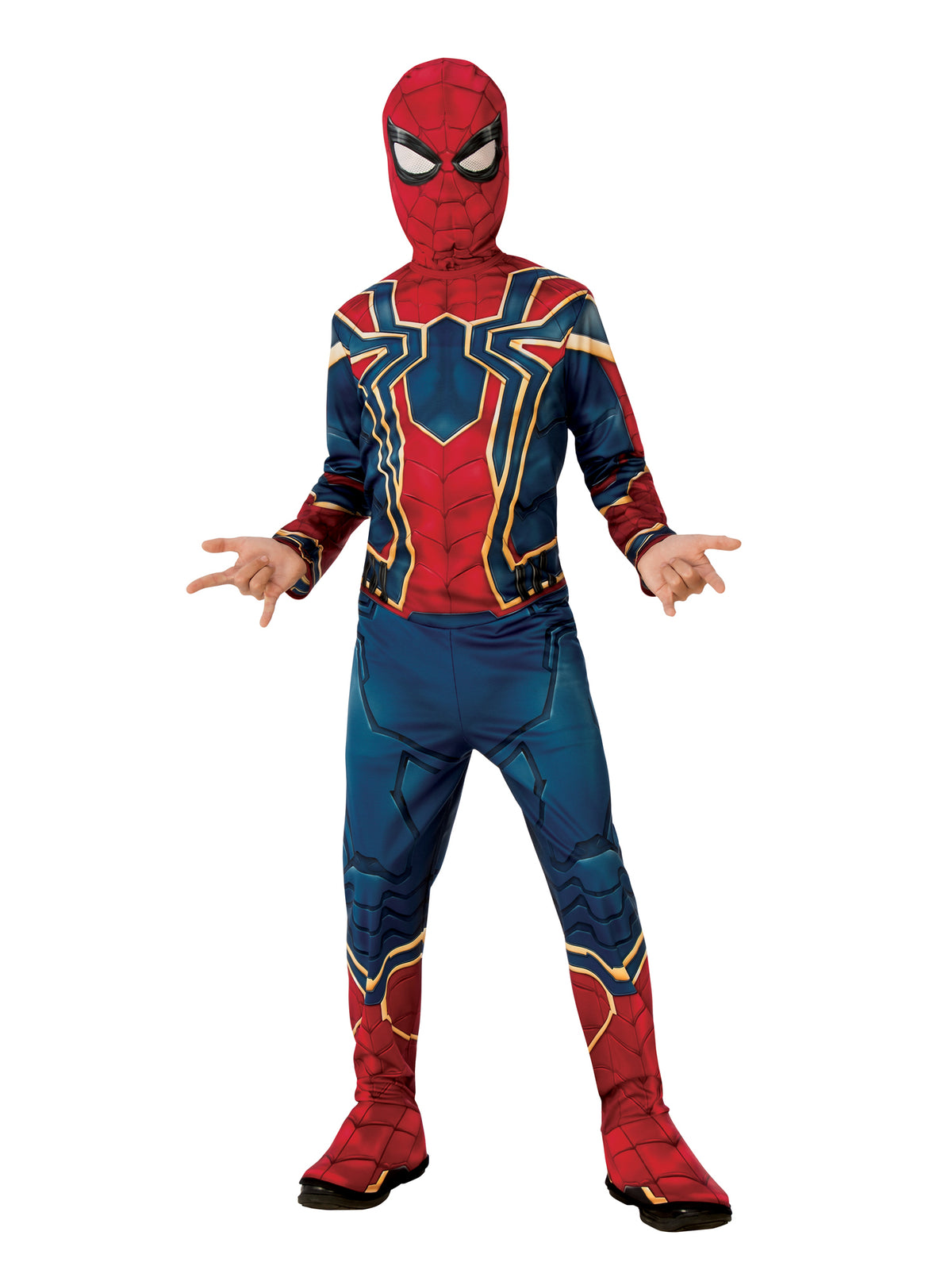 Rubies Iron Spider Kinderkostüm für Jungen mit Overall und Stoffmaske