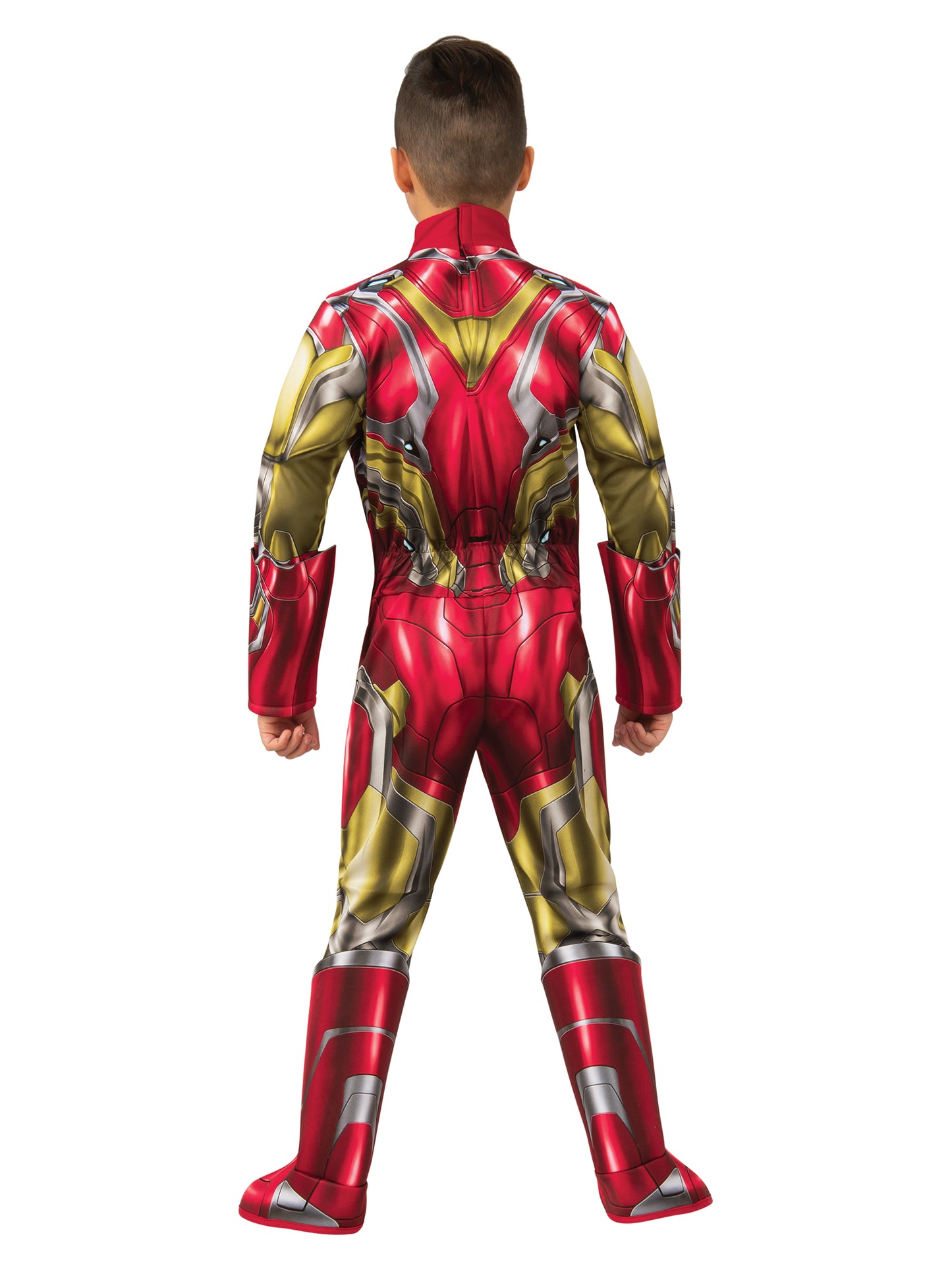 Rubies Iron Man Deluxe Kinderkostüm mit Overall und Maske – Detailansicht