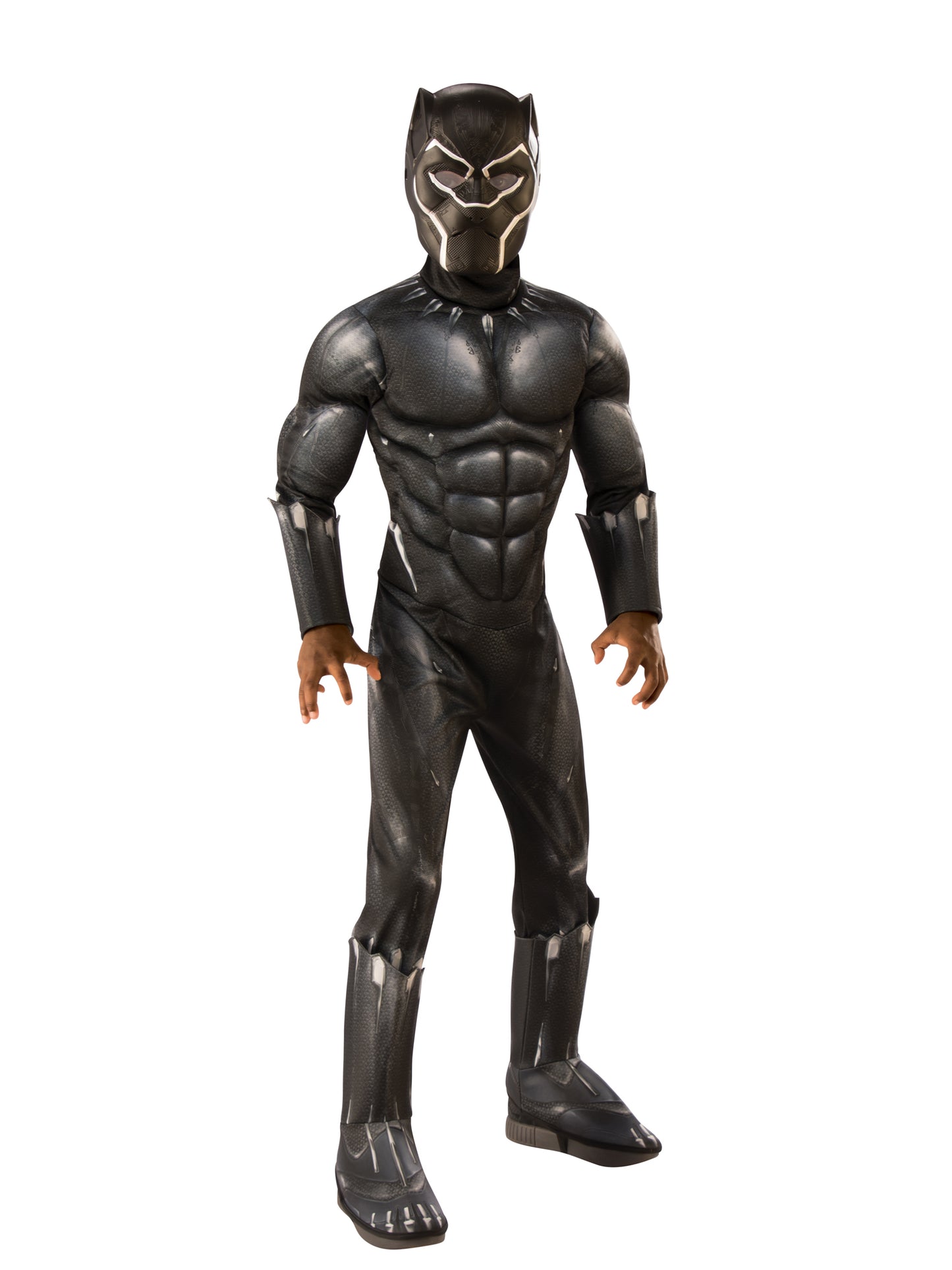 Rubies Black Panther Deluxe Kinderkostüm mit Maske und Overall – Produktansicht