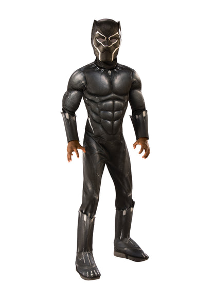 Rubies Black Panther Deluxe Kinderkostüm mit Maske – Produktansicht