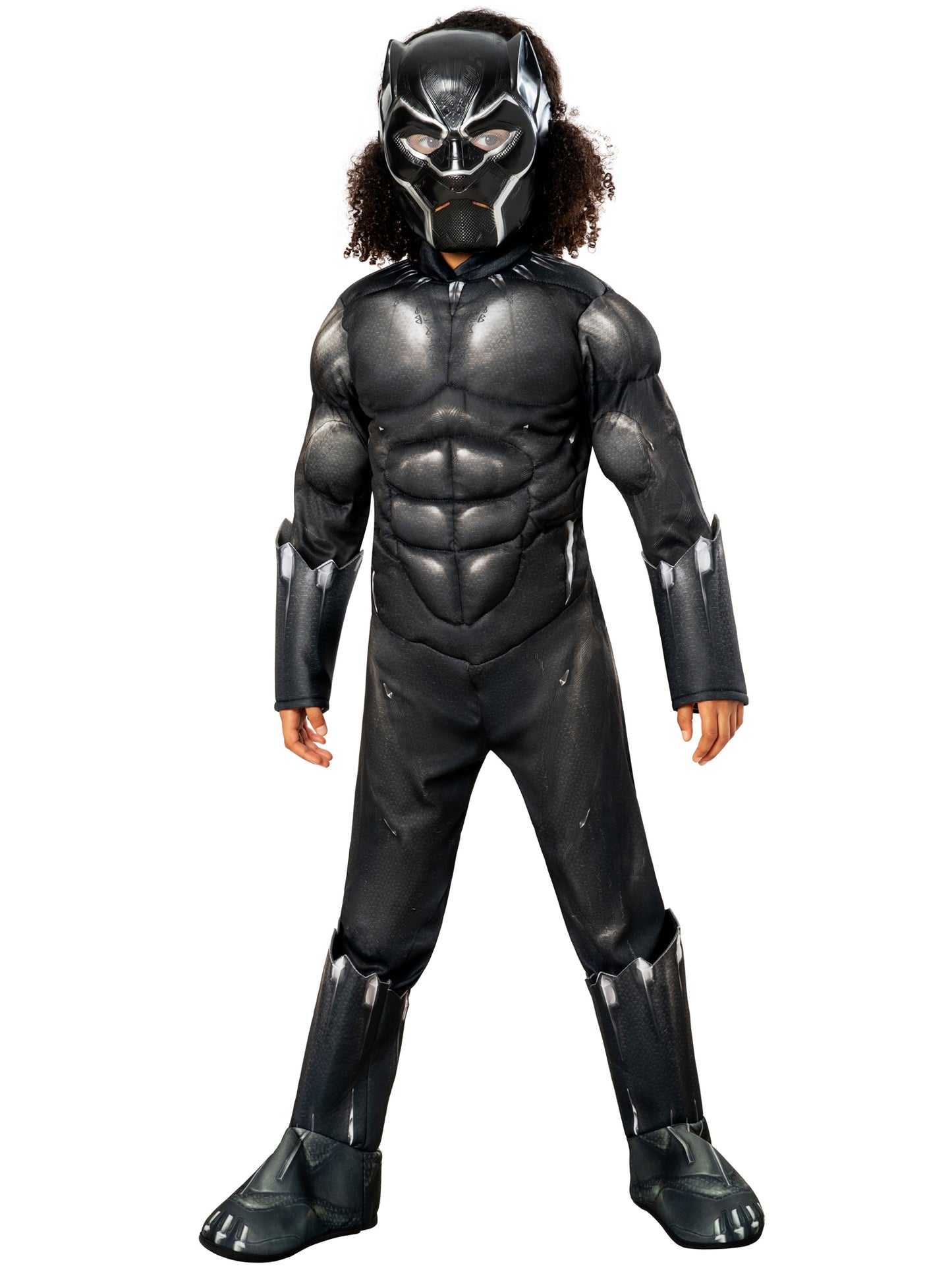 Rubies Black Panther Deluxe Kinderkostüm mit Maske und Overall – Seitenansicht