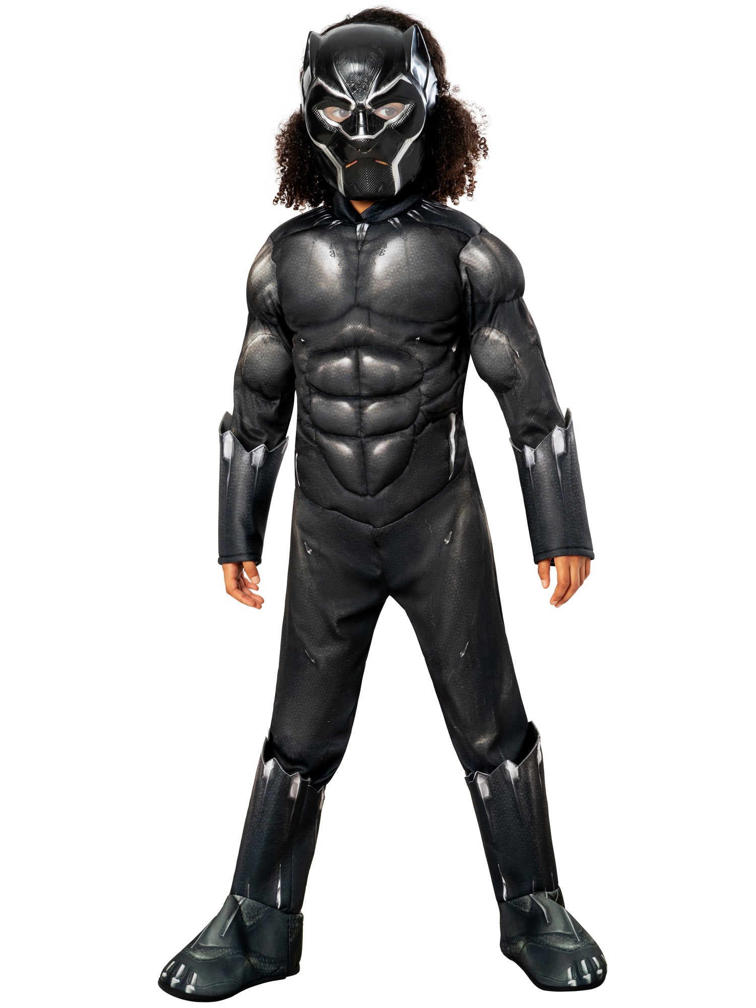 Rubies Black Panther Deluxe Kinderkostüm mit Maske und Overall – Seitenansicht