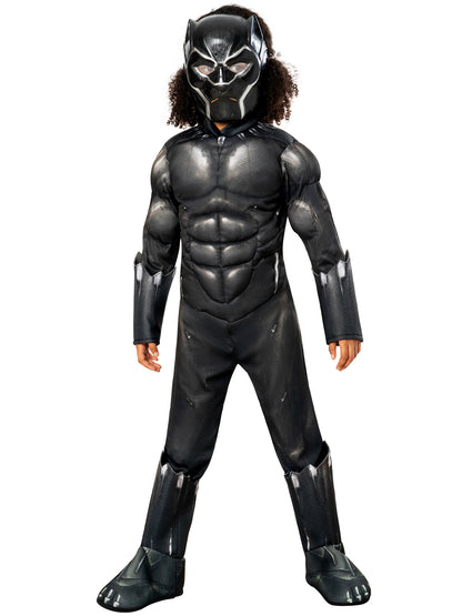 Rubies Black Panther Deluxe Kinderkostüm mit Maske – Seitenansicht