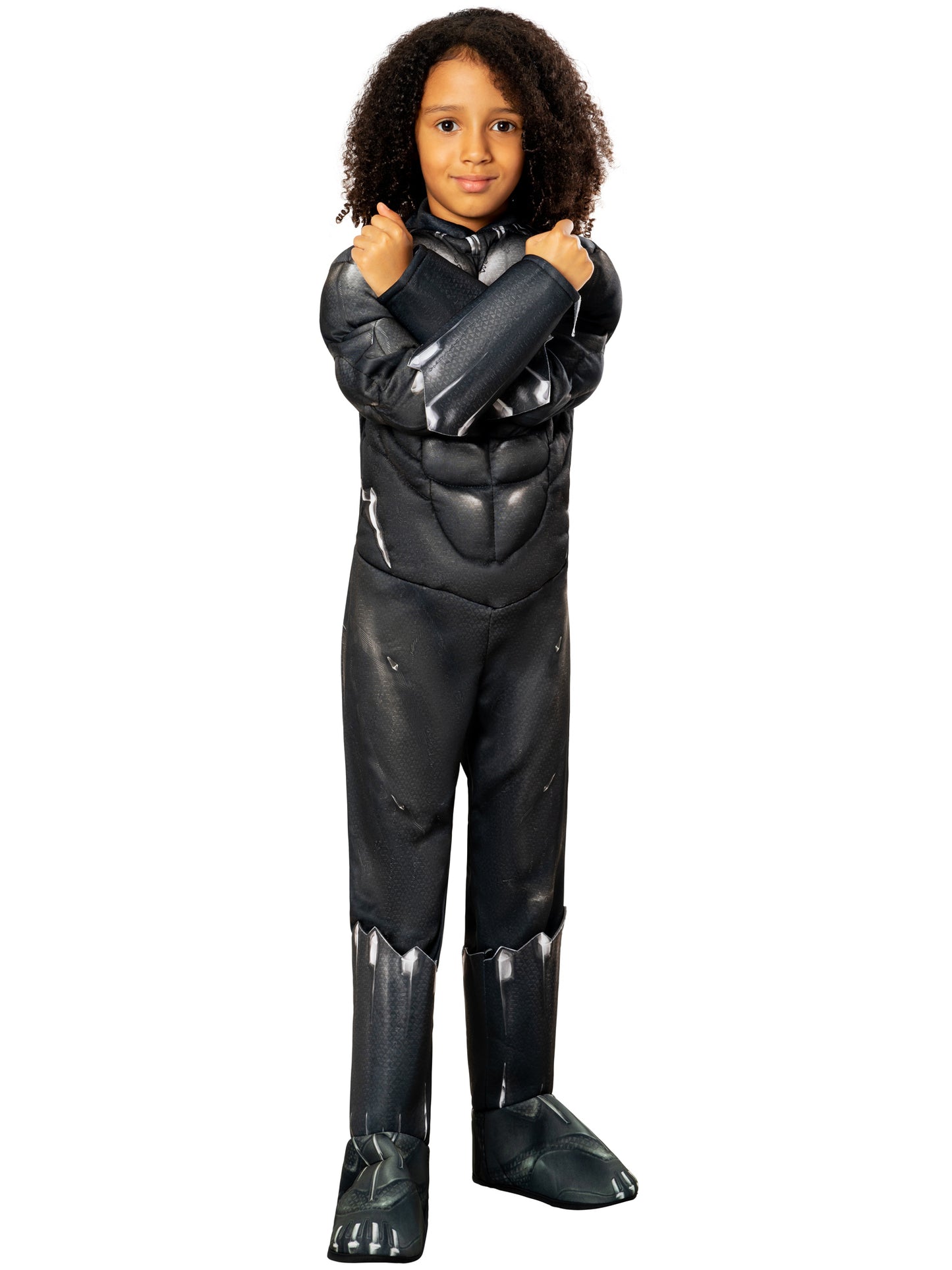 Rubies Black Panther Deluxe Kinderkostüm mit Maske und Overall – Rückansicht