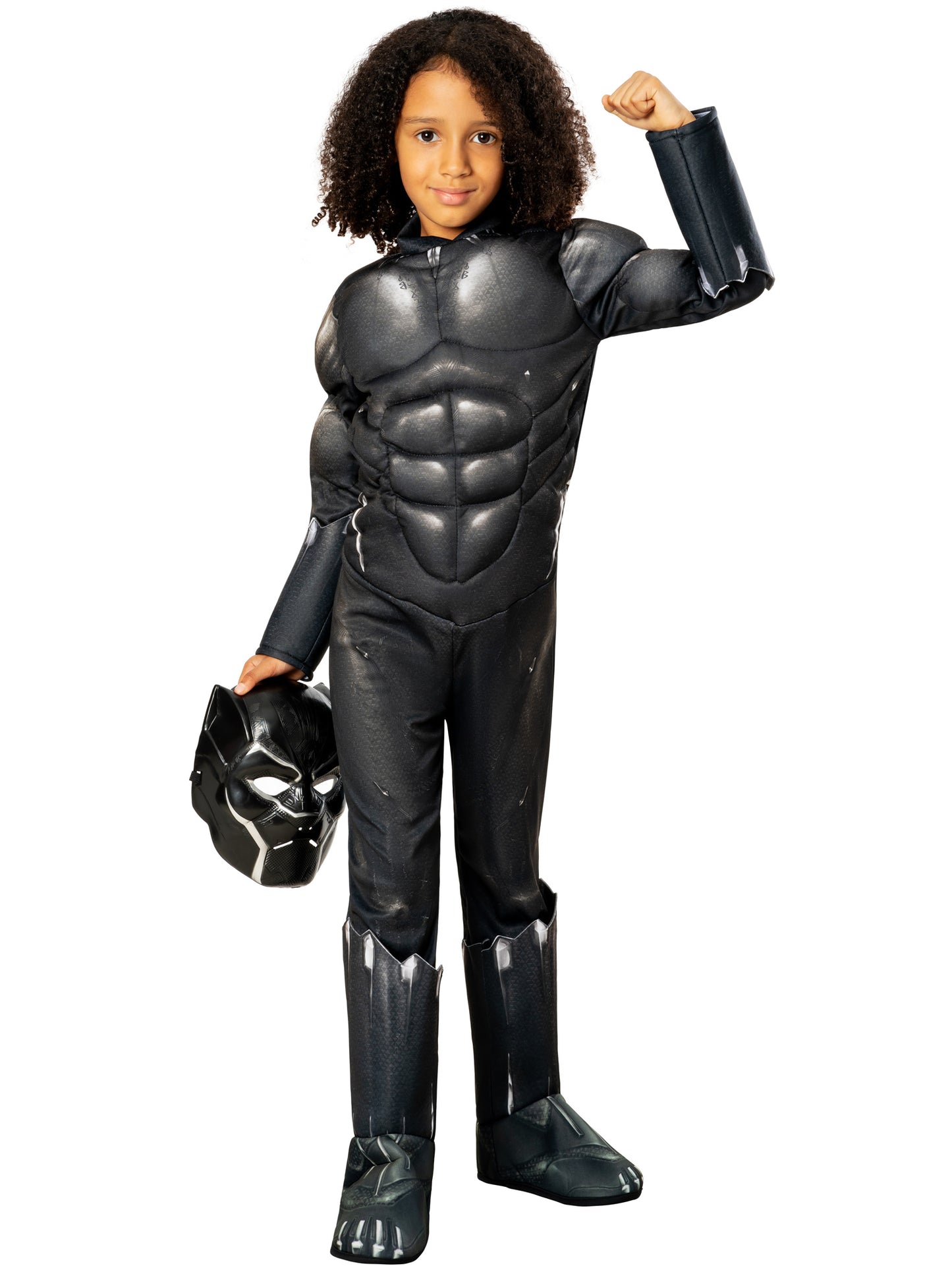 Rubies Black Panther Deluxe Kinderkostüm mit Maske und Overall – Verpackung