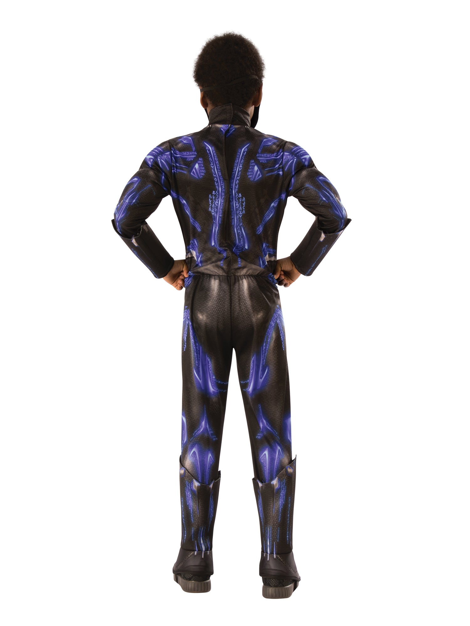 Black Panther Battle Deluxe Kinderkostüm für Jungen von Rubies – Detailansicht