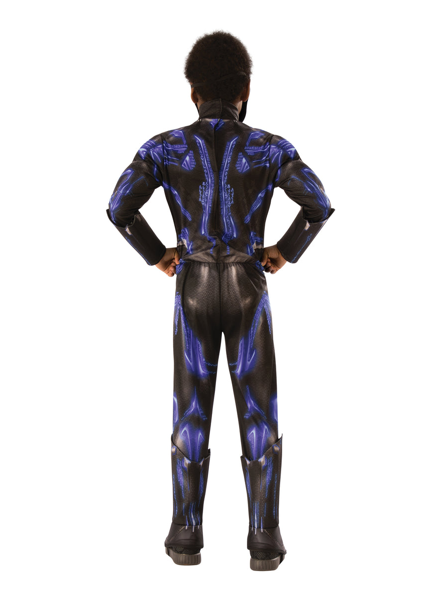 Black Panther Battle Deluxe Kinderkostüm für Jungen von Rubies – Detailansicht
