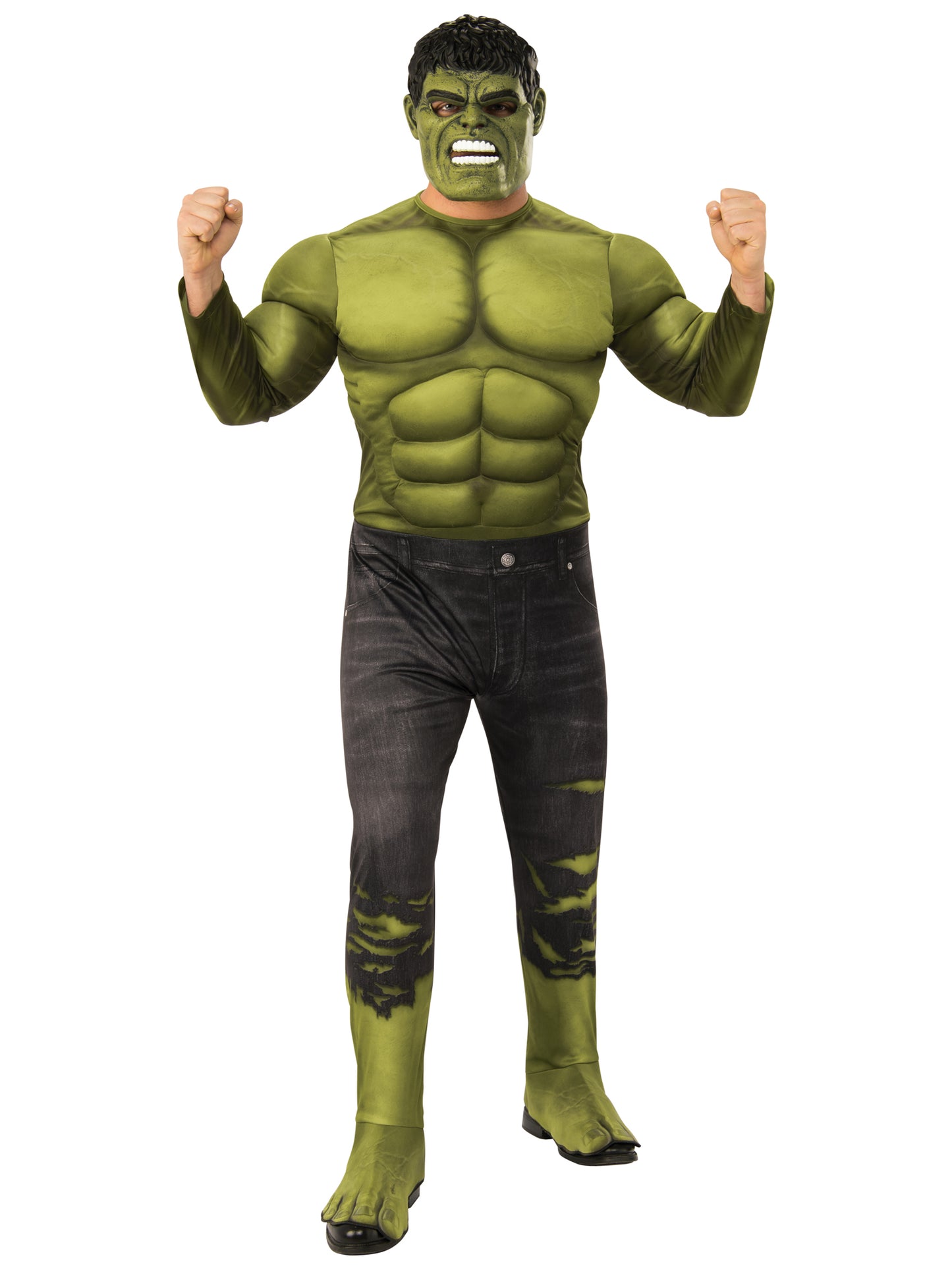 Rubies Marvel Hulk Endgame Deluxe Kostüm für Erwachsene mit Maske