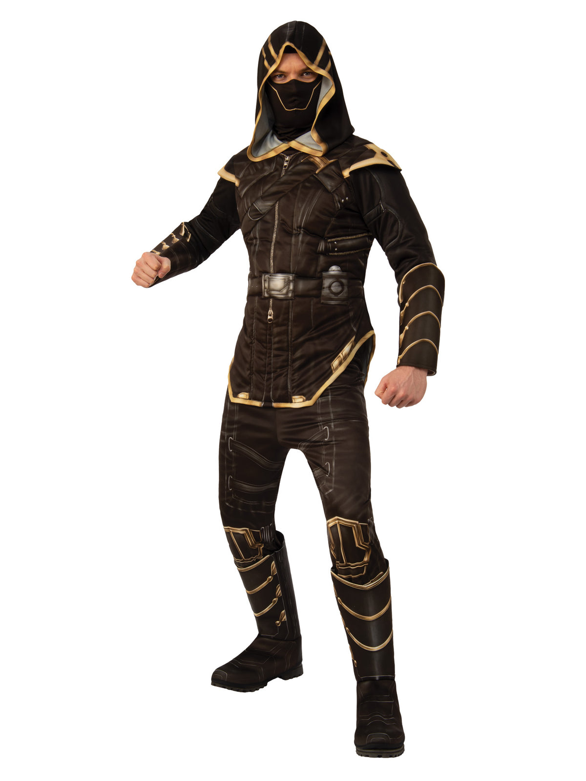 Rubies Hawkeye als Ronin Kostüm für Herren mit Hooded Top, Snood und Hose – Produktansicht