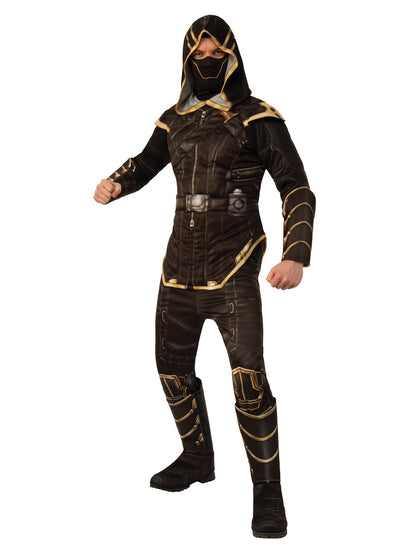 Rubies Hawkeye als Ronin Kostüm für Herren mit Hooded Top, Snood und Hose – Produktansicht