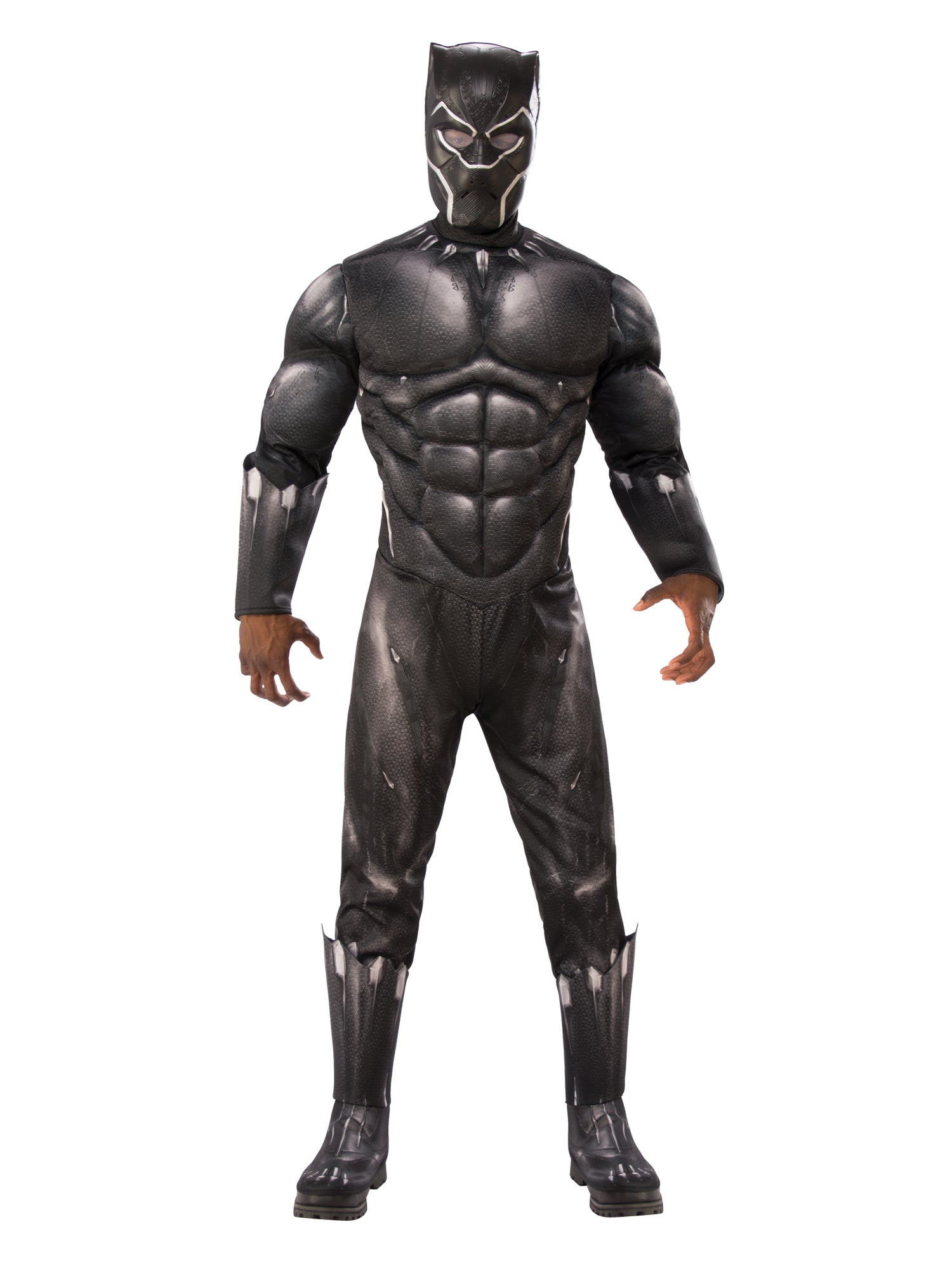 Black Panther Deluxe Kostüm für Herren von Rubies mit Maske und Overall