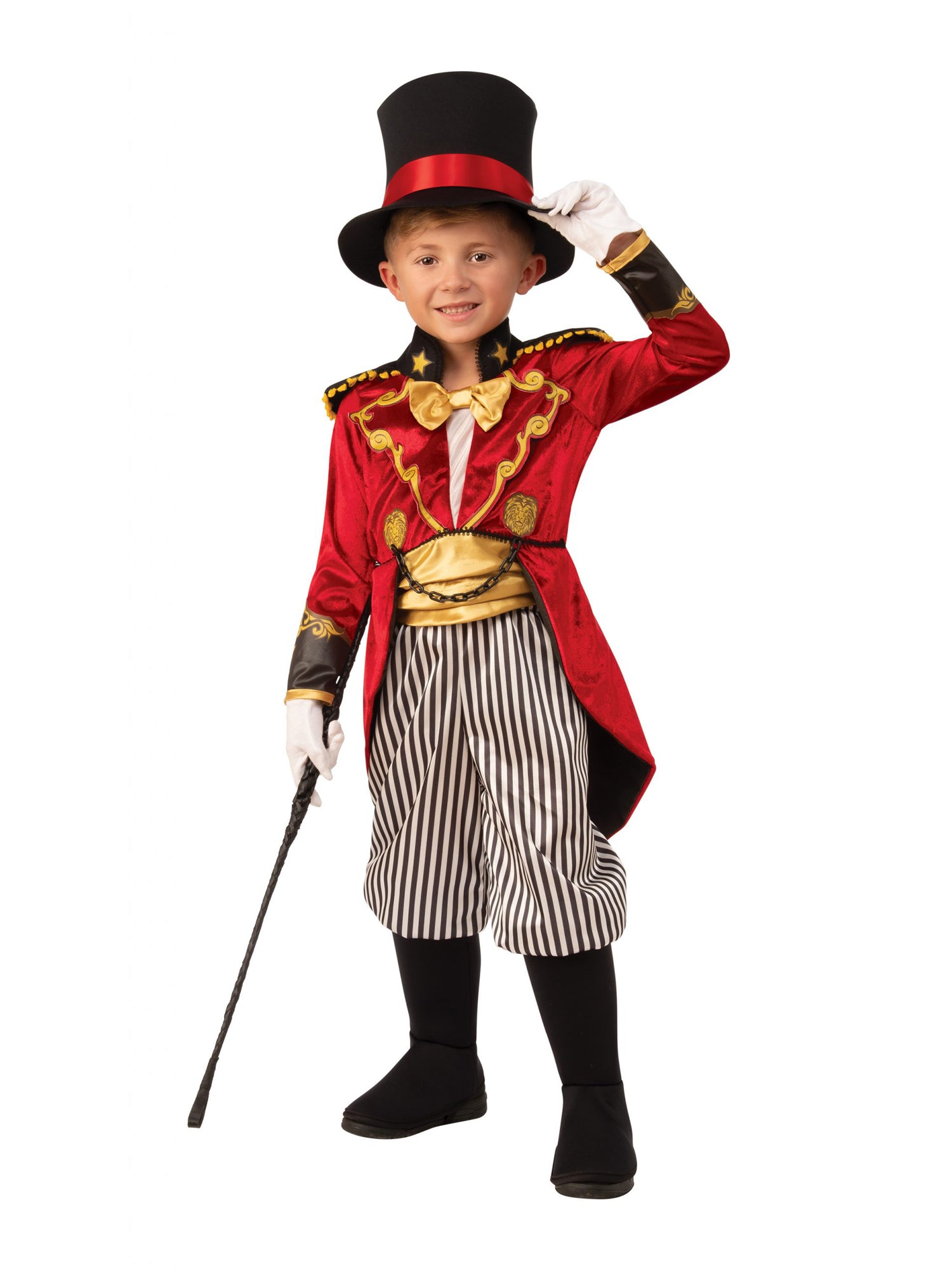 Rubies Ringmaster Kinderkostüm für Jungen mit Jacke Hose und Hut
