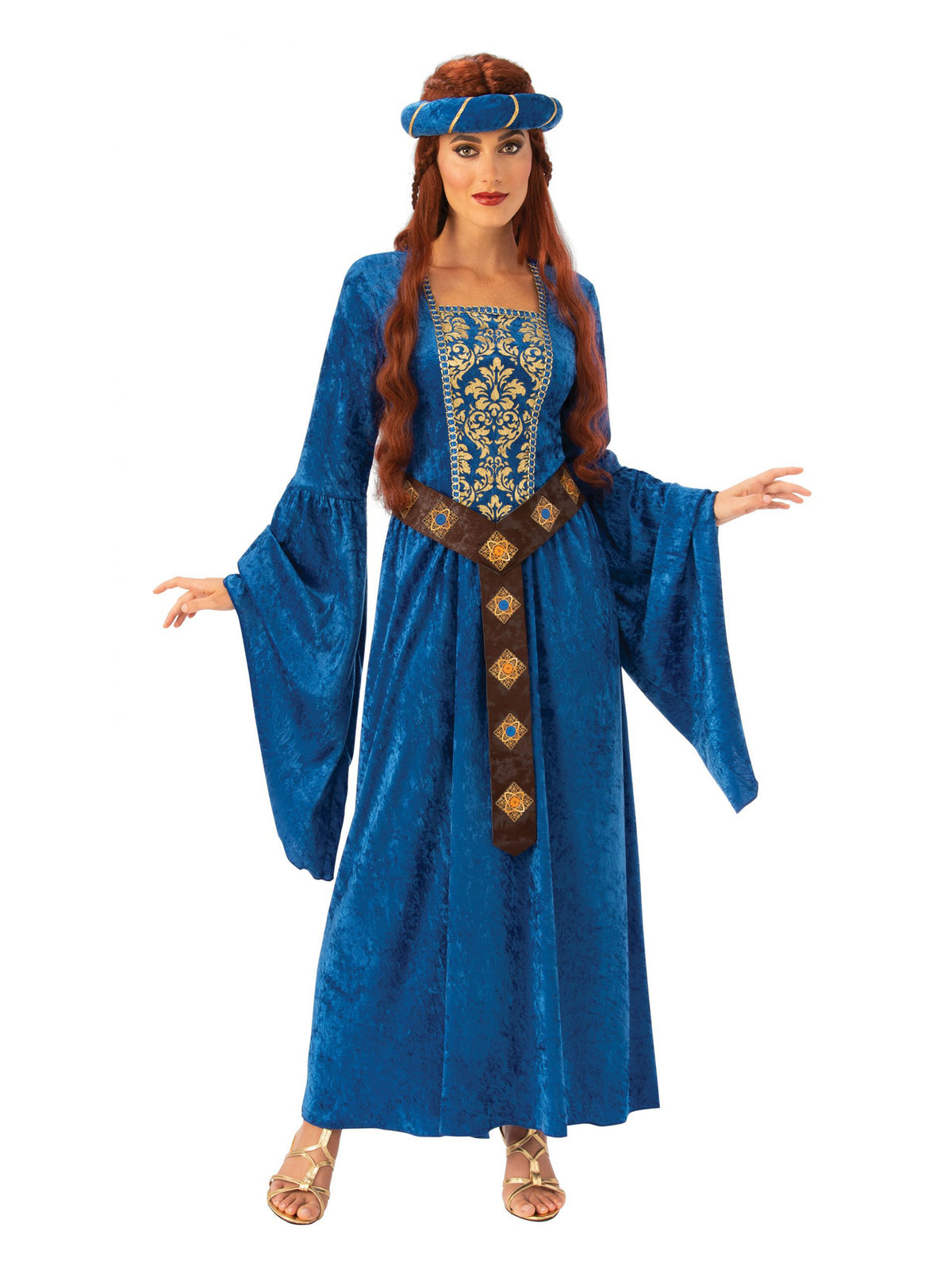 Rubies Medieval Maiden Kostüm in Royalblau für Damen