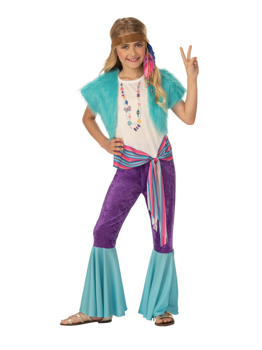 Rubies Hippy Girl Kinderkostüm für Mädchen