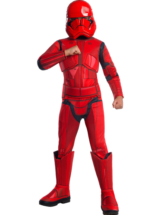 Rubies Star Wars RED TROOPER Deluxe Kinderkostüm mit Maske, Overall und Gürtel