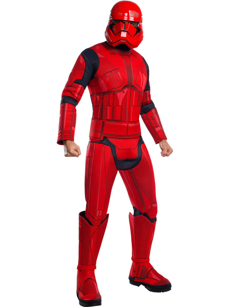 Rubies Star Wars Red Trooper Deluxe Kostüm für Erwachsene mit Maske, Overall und Gürtel