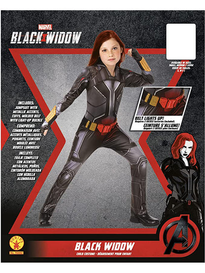 Rubies Black Widow Deluxe Kinderkostüm für Mädchen