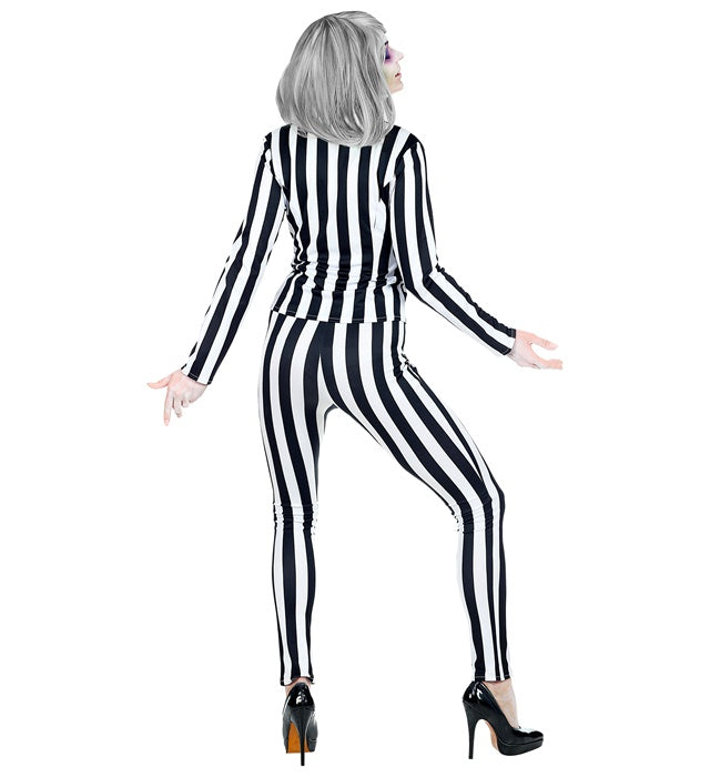 SLEAZY GHOST Kostüm bestehend aus Blazer, Hose und Krawatte für Fasnacht