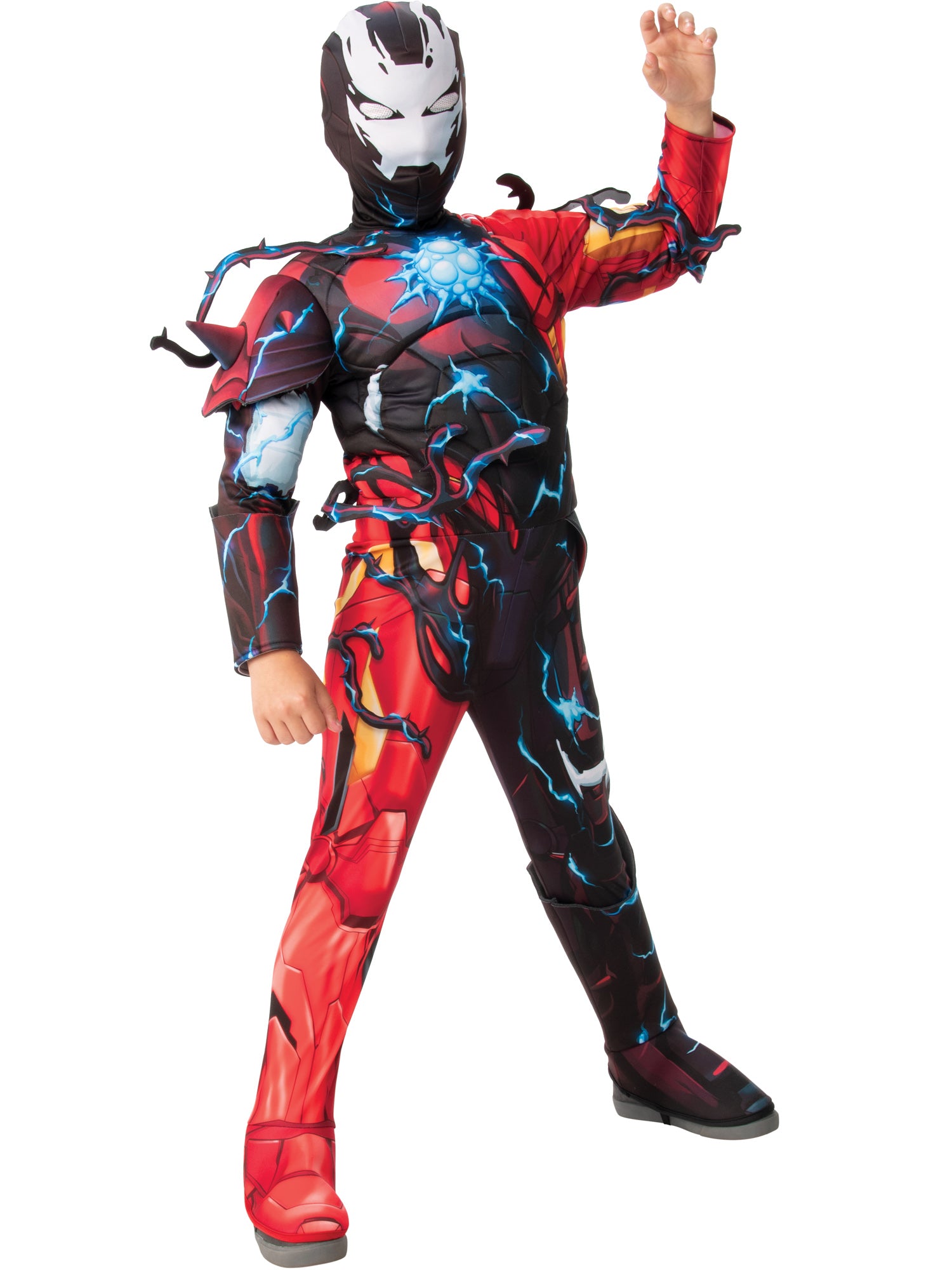 Rubies Venomized Iron Man Kinderkostüm mit gepolstertem Overall – Produktansicht
