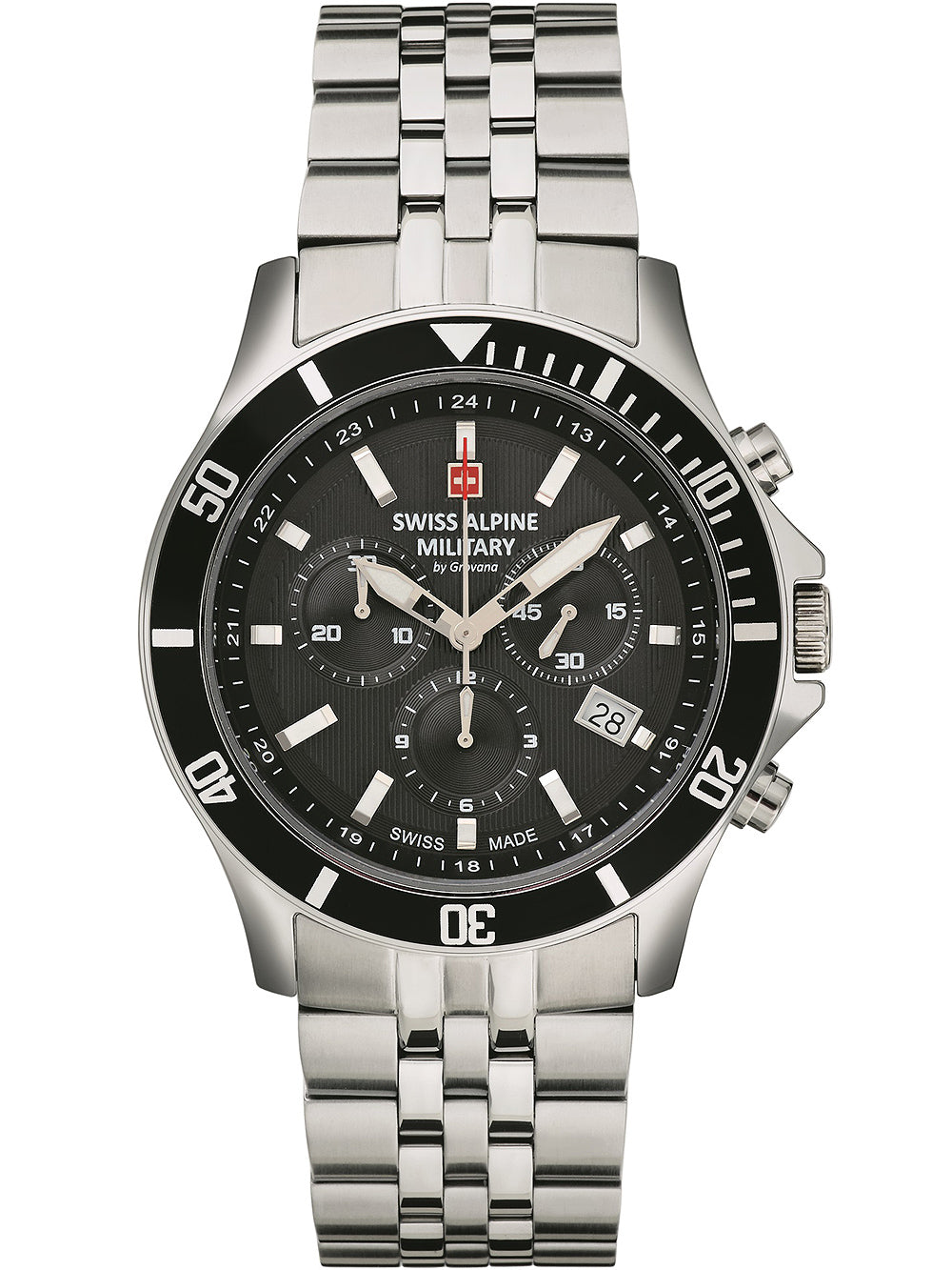 SWISS ALPINE MILITARY Mod. 7022-9137 Armbanduhr – Detailansicht