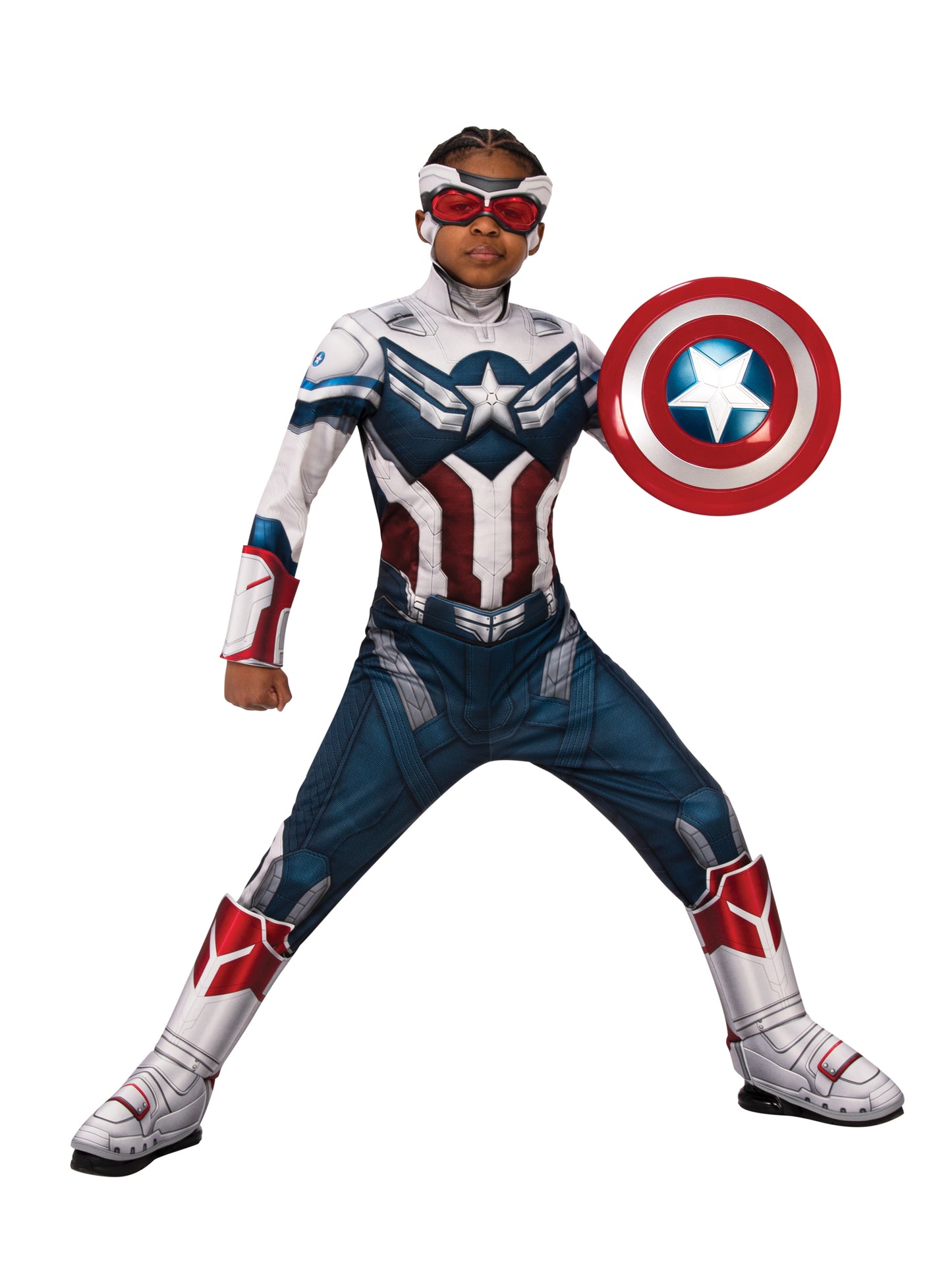 Rubies Captain America Deluxe Kinderkostüm für Jungen – Produktansicht