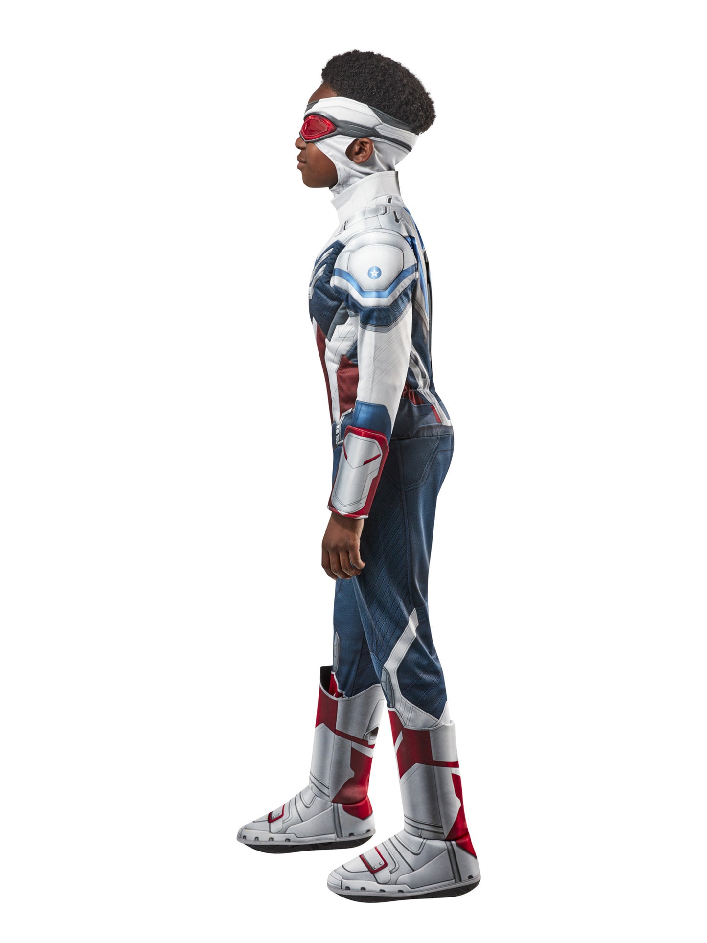 Rubies Captain America Deluxe Kinderkostüm für Jungen – Seitenansicht
