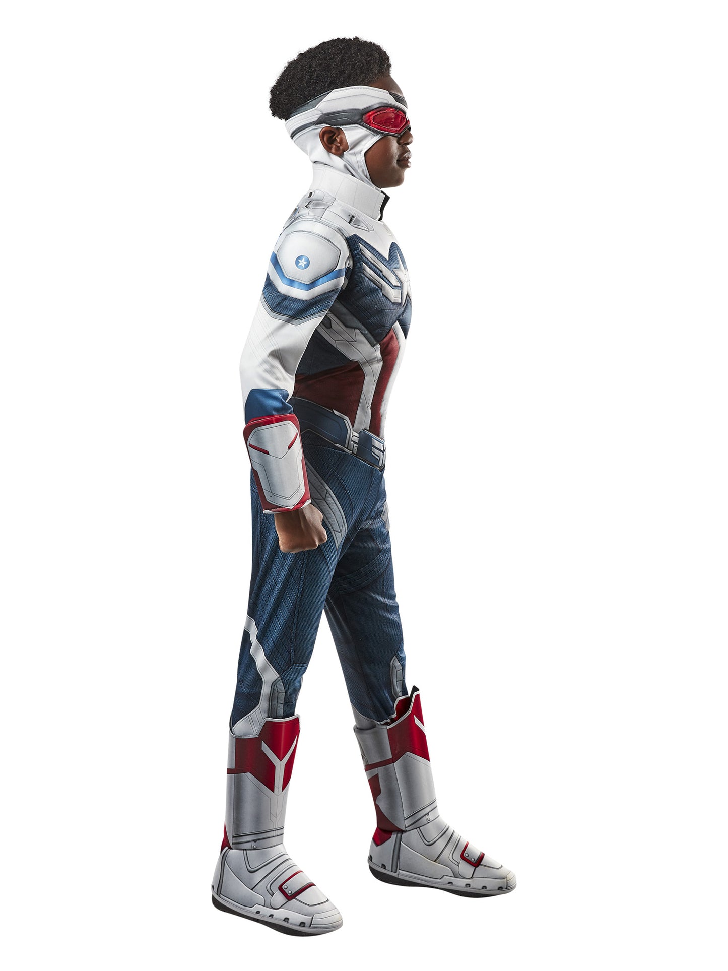 Rubies Captain America Deluxe Kinderkostüm für Jungen – Rückansicht