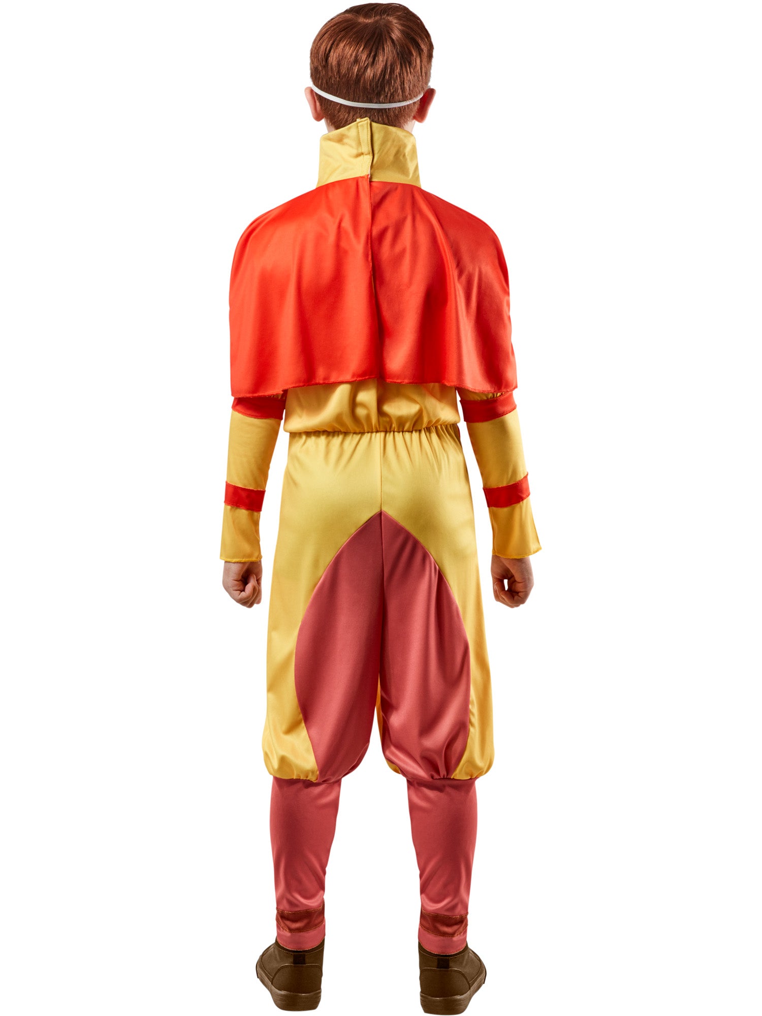 Rubies Avatar Aang Kinderkostüm für Jungen mit Overall, Umhang und Maske – Detailansicht