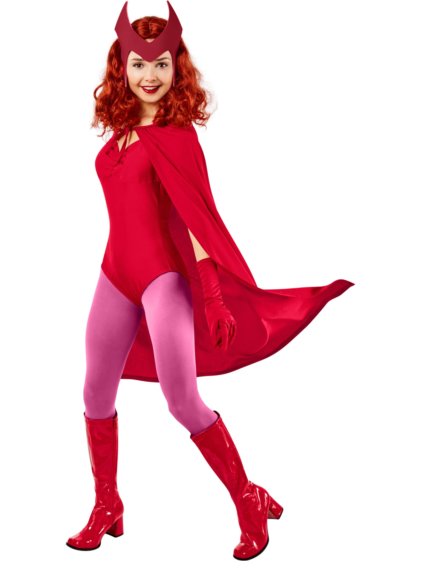 Rubies Wanda Scarlet Witch Kostüm für Damen aus WandaVision – Seitenansicht