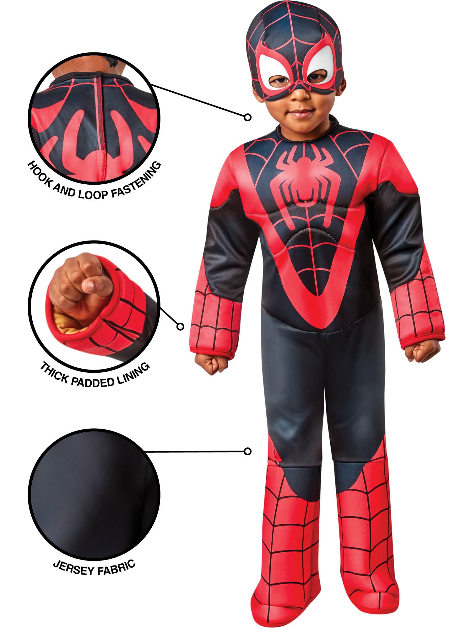 Rubies Marvel Spinn Deluxe Kinderkostüm für Jungen – Rückansicht