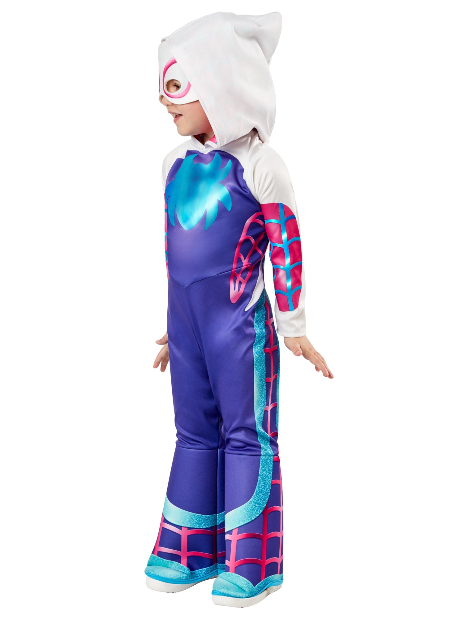 Rubies Ghost Spider Deluxe Kinderkostüm für Mädchen – Seitenansicht