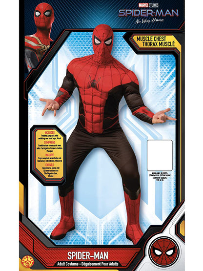 Rubies Spider-Man No Way Home Black And Red - Adult Kostüm für Erwachsene für Herren