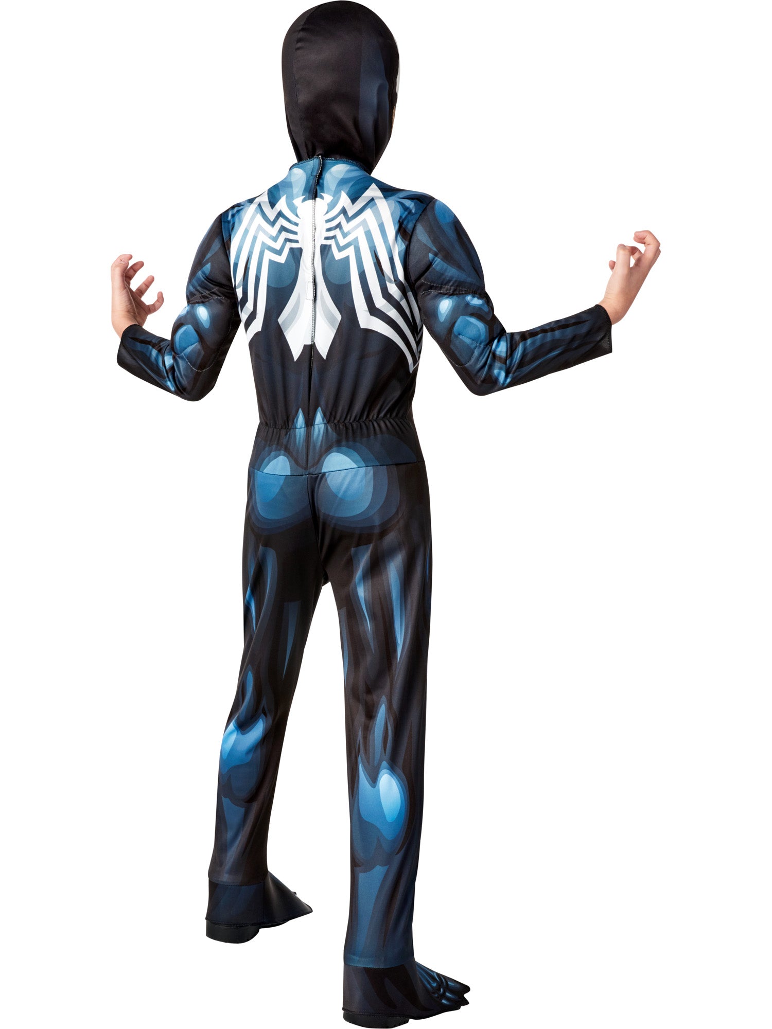 Rubies Venom Kinderkostüm für Jungen mit Overall und Stoffmaske – Detailansicht