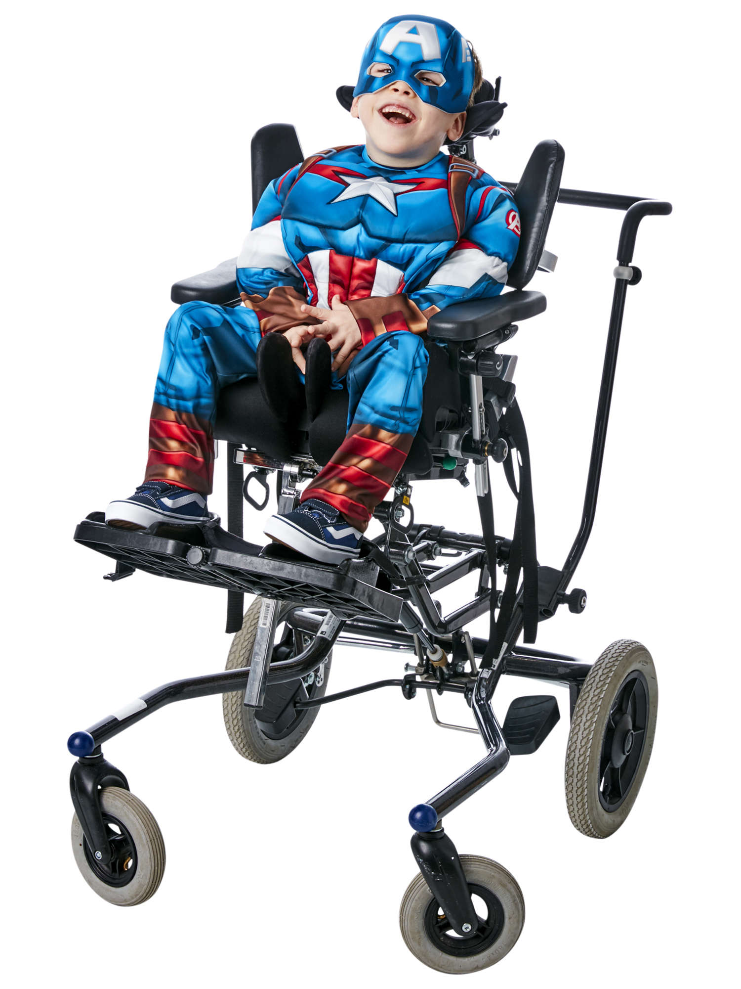 Rubies Captain America adaptives Kinderkostüm für Jungen – Produktansicht