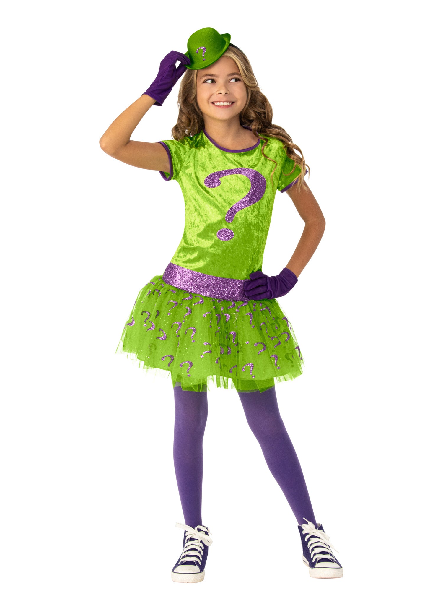 Riddler Kinderkostüm für Jungen von Rubies aus der Batman-(DC)-Themenwelt – Produktansicht