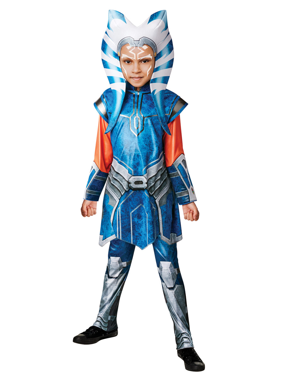Rubies Ahsoka Tano Kinderkostüm für Mädchen mit Top, Hose und Kopfschmuck