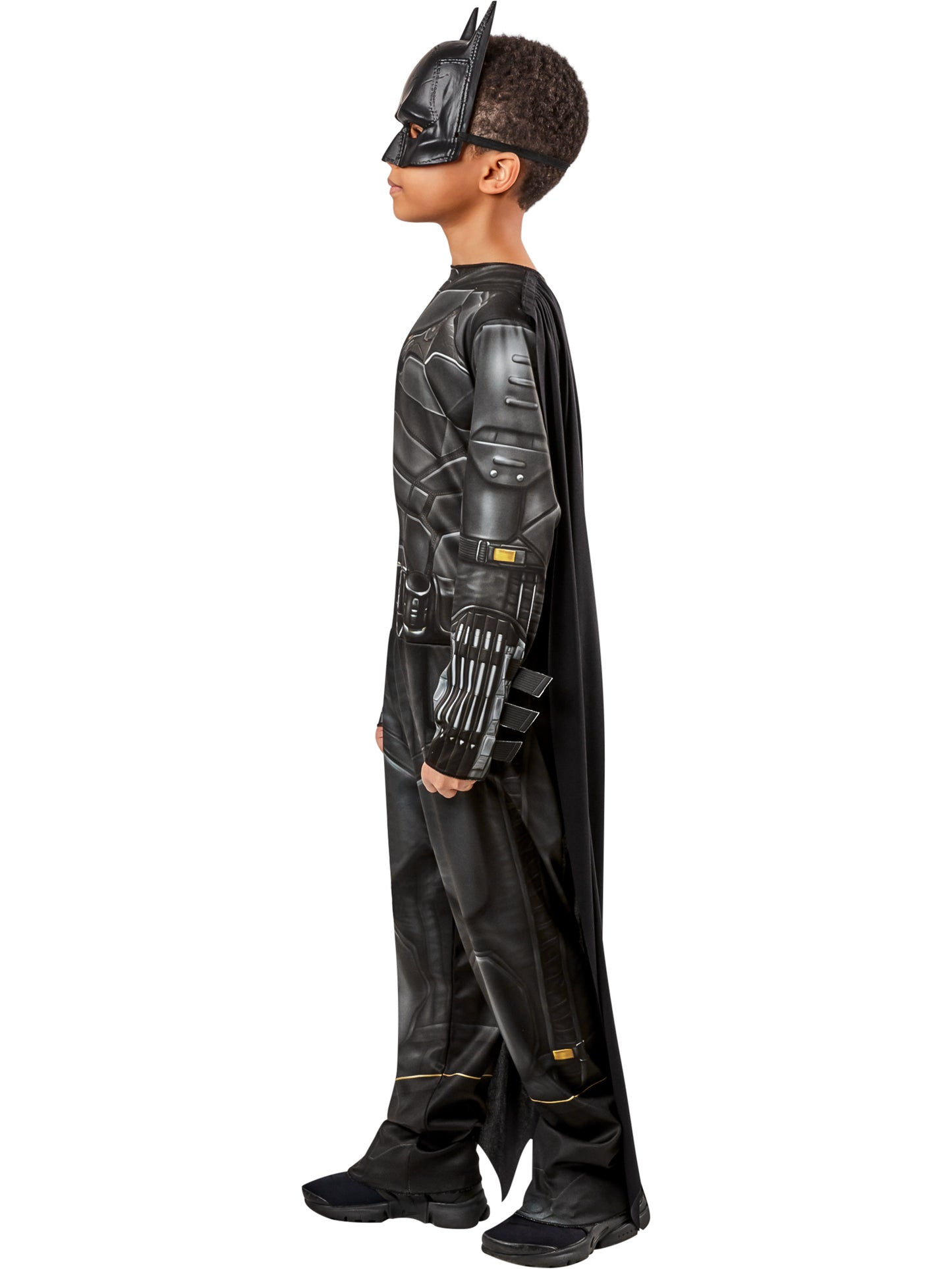 Rubies The Batman Kinderkostüm für Jungen mit Umhang und Maske – Seitenansicht