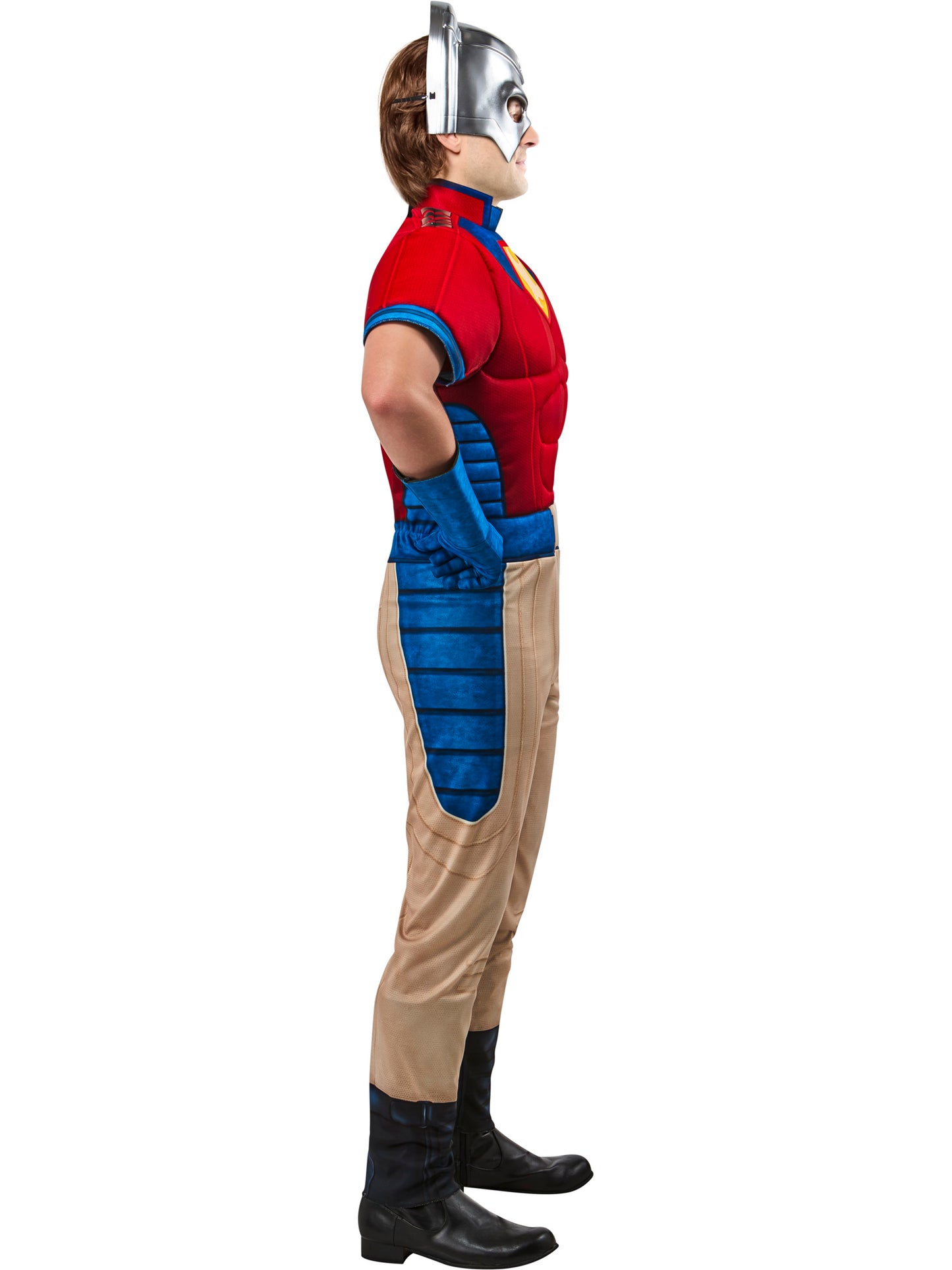 Rubies Peacemaker Kostüm für Herren mit Overall, Handschuhen und Halbmaske – Seitenansicht